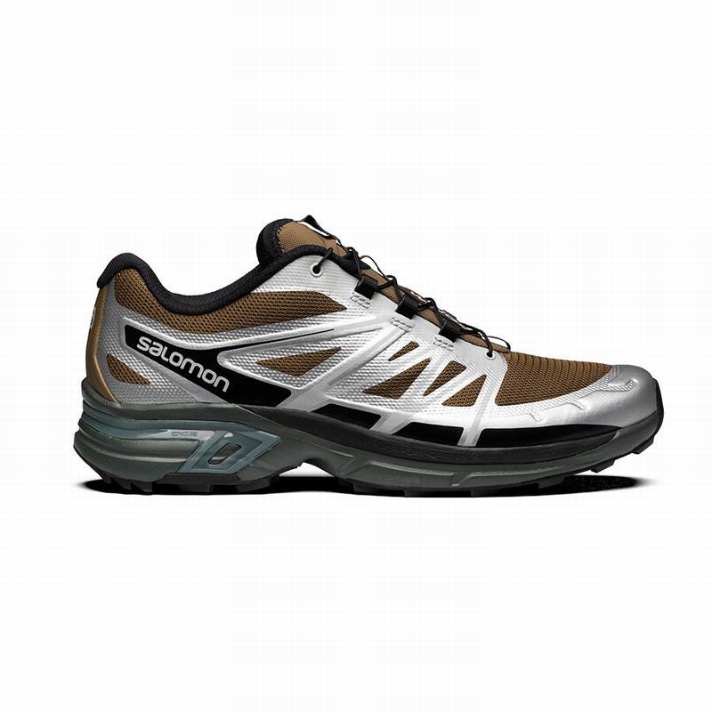 SALOMON UK XT-WINGS 2 - Mens Trail Running Shoes Silver Metal,HXBJ25643